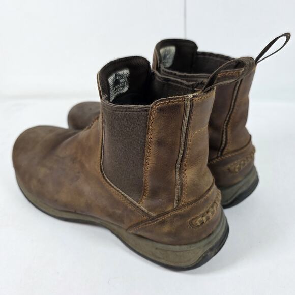 Red Wing Men's 10.5 D Brown Leather Boots 6711 Steel Toe Work Safety slip on - Picture 5 of 12